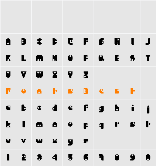 BD Pipe Character Map