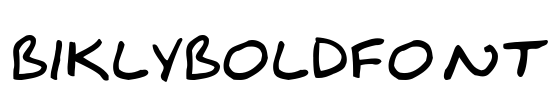 BiklyBoldFont