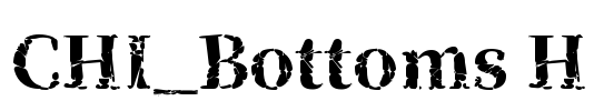 CHI_Bottoms H Font Image