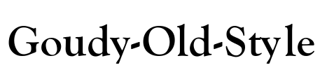 Goudy-Old-Style Font Image