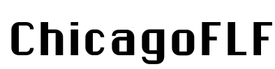 ChicagoFLF Font Image
