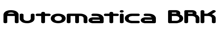 Automatica BRK Font Image
