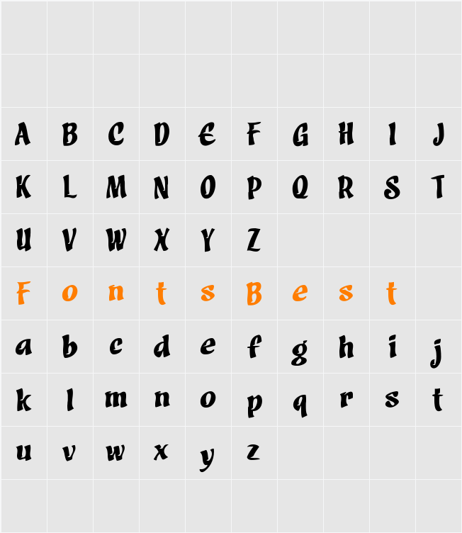 Ampikunanti Character Map