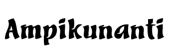 Ampikunanti Font Image