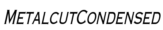 MetalcutCondensed