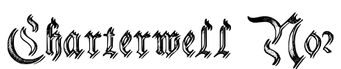 Charterwell No2 Font Image