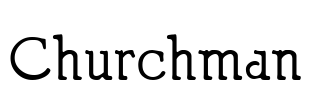 Churchman Font Image