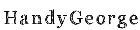 HandyGeorge Font Image