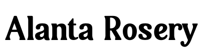 Alanta Rosery Font Image