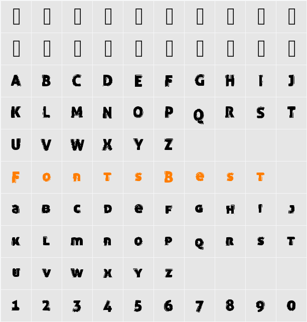 FunnyTrip Character Map