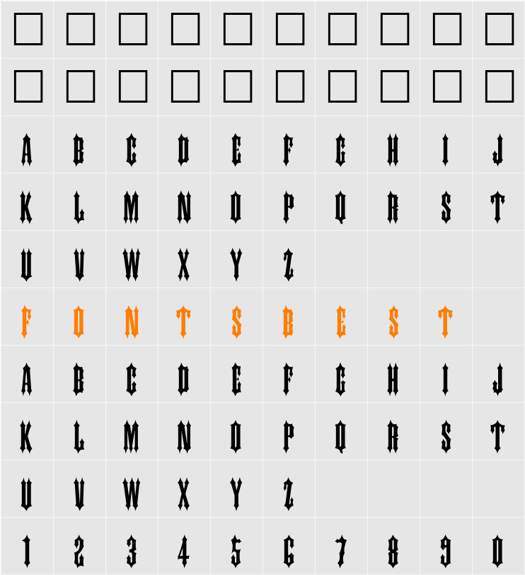 Ironwood Character Map