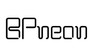 BPneon Font Image