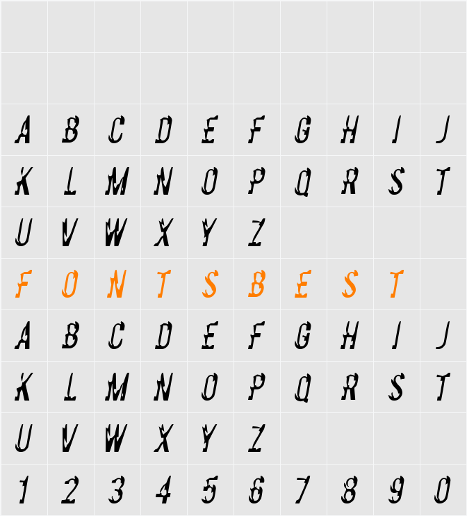 BasicChrome Character Map
