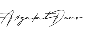 Ashgabat Demo Font Image