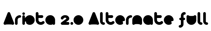 Arista 2.0 Alternate full