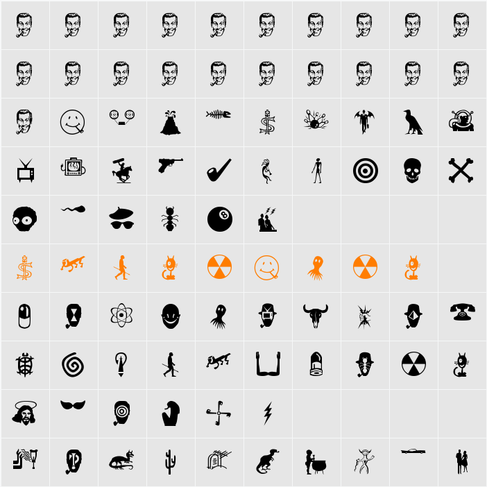 BOBCO 8 Character Map