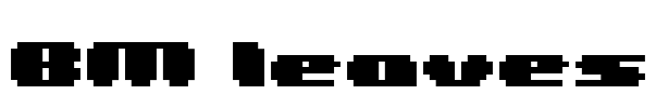 BM leaves Font Image