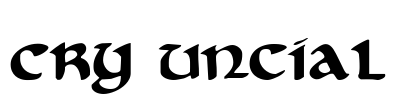 Cry Uncial