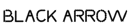 BLACK ARROW Font Image