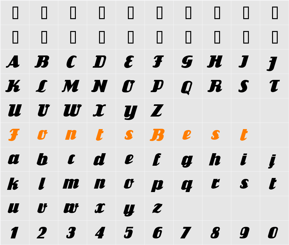 FlandersRide Character Map