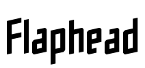 Flaphead Font Image