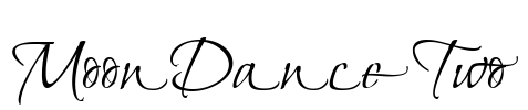 MoonDanceTwo Font Image