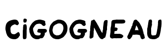 Cigogneau Font Image