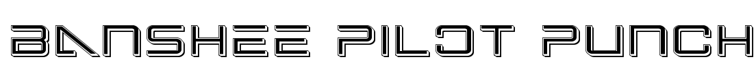 Banshee Pilot Punch Font Image