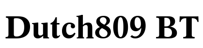 Dutch809 BT