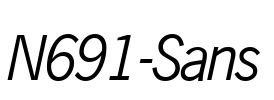 N691-Sans Font Image
