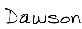 Dawson Font Image