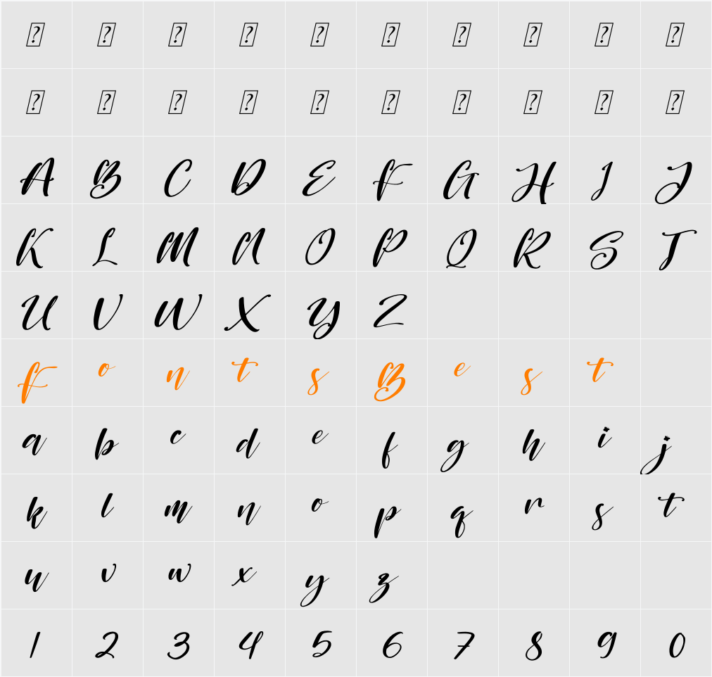 Better Spine Character Map