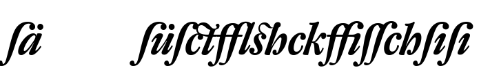 DTL Fleischmann Font Image