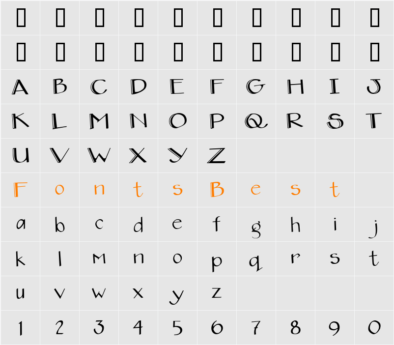 DJ Classic Character Map