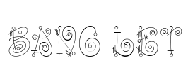 Bang LET Font Image