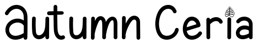 Autumn Ceria Font Image