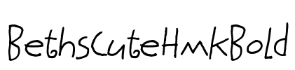 BethsCuteHmkBold