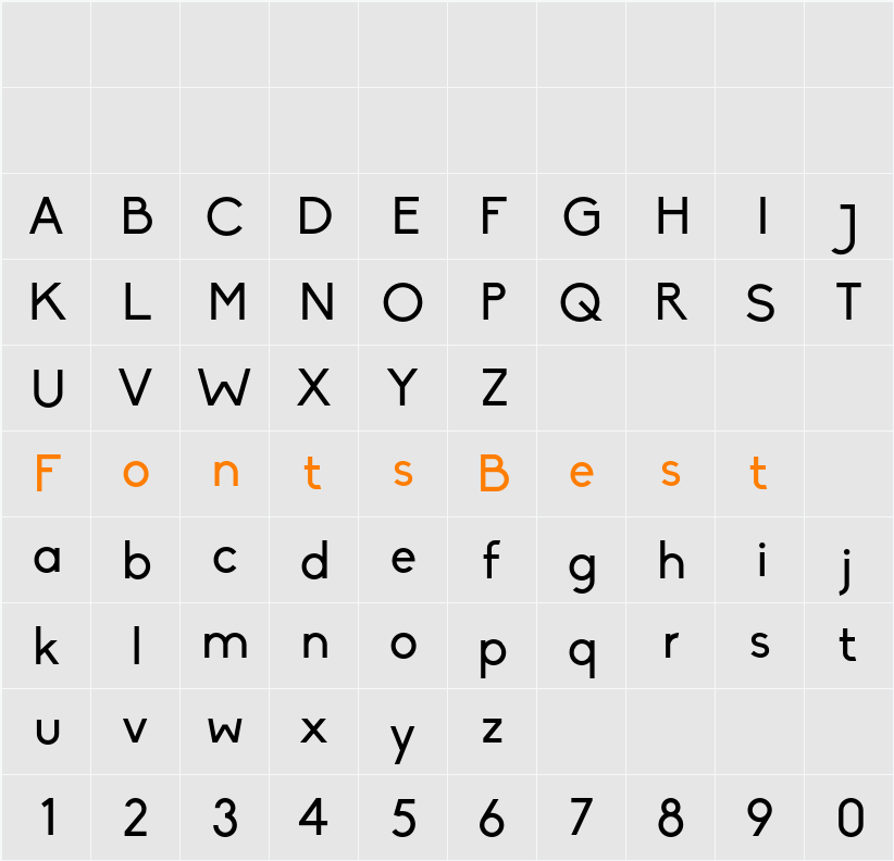Biko Character Map