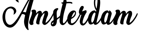 Amsterdam Font Image