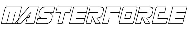 Masterforce Font Image