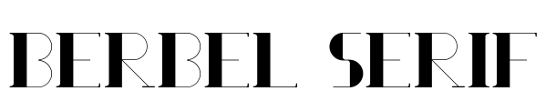 Berbel Serif Font Image