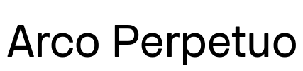 Arco Perpetuo Font Image