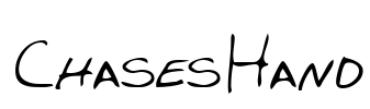 ChasesHand Font Image