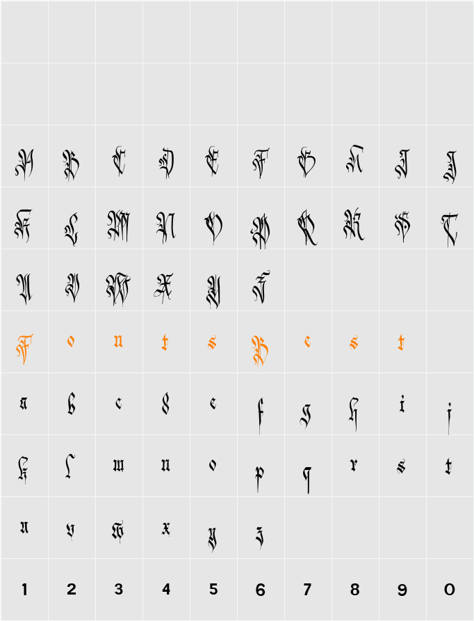 Carmilia Character Map