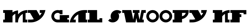 My Gal Swoopy NF Font Image