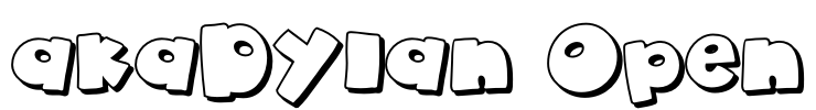 akaDylan Open Font Image