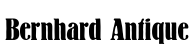 Bernhard Antique Font Image