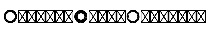 Dauber Hand Numerals Font Image