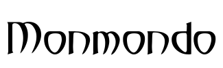 Monmondo Font Image