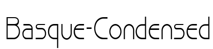 Basque-Condensed Font Image